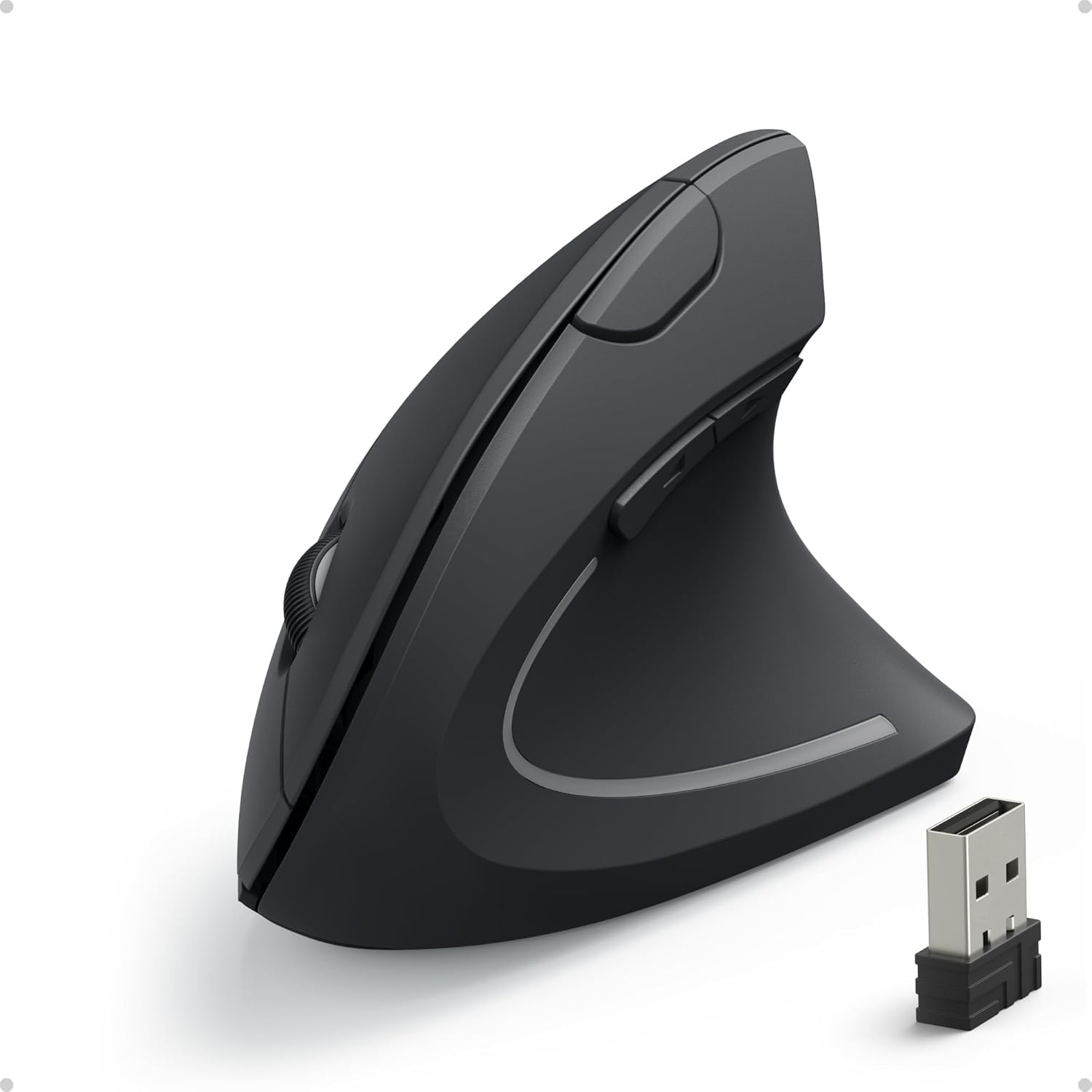 Anker 2.4G Wireless Ergonomic Optical Vertical Mouse