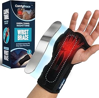 ComfyBrace Premium Night Wrist Sleep Support Splint