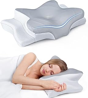Elviros Cervical Memory Foam Contour Pillow